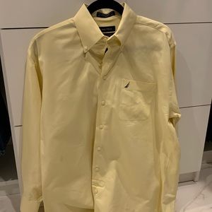 Mens cotton button down shirt